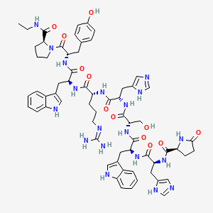 (DES-GLY10,D-ARG6,PRO-NHET9)-LHRH (CHICKEN) structure, CAS 145940-57-4
