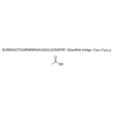 Atrial Natriuretic Peptide (ANP) (1-28), human, porcine (Acetate) structure, CAS 1366000-58-9
