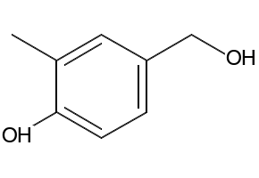 4-HYDROXY-3-METHYLBENZYL ALCOHOL structure, CAS 18299-15-5