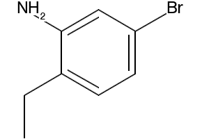 5-Bromo-2-ethyl-phenylamine structure, CAS 14922-91-9