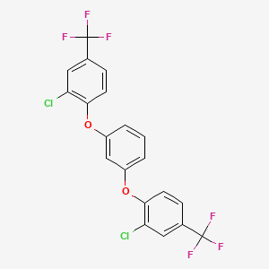 1,3-bis(2-chloro-4-(trifluoroMethyl)phenoxy)benzene structure, CAS 50594-74-6