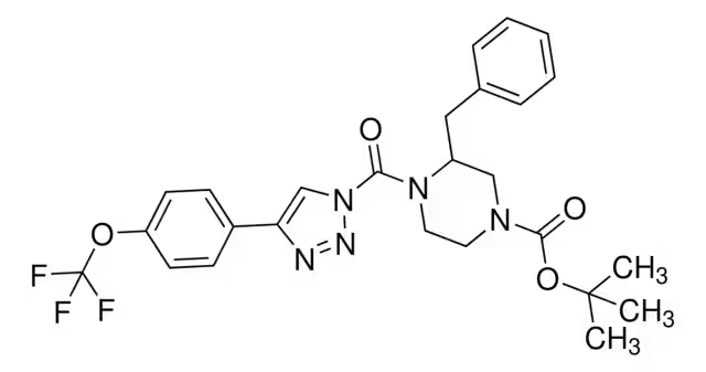 1-Piperazinecarboxylic acid, 4-[5-[3-(aminocarbonyl)phenyl]-2-pyrimidinyl]-, 1,1-dimethylethyl ester structure, CAS 2055228-60-7