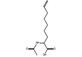 2-acetaMidonon-8-enoic acid structure, CAS 924309-93-3