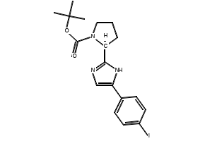 (S)-tert-butyl 2-(5-(4-broMophenyl)-1h-iMidazol-2-yl)pyrrolidine-1-carboxylate structure, CAS 1007881-98-2