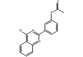 Phenol, 3-(4-chloro-2-quinazolinyl)-, 1-acetate structure, CAS 911417-24-8