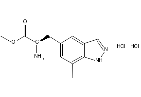 methyl (2R)-2-amino-3-(7-methyl-1H-indazol-5-yl)propanoate dihydrochloride structure, CAS 1414976-14-9