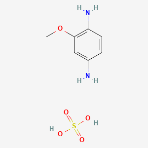 2-methoxybenzene-1,4-diammonium sulphate structure, CAS 42909-29-5