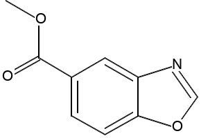 METHYL 1,3-BENZOXAZOLE-5-CARBOXYLATE structure, CAS 924869-17-0