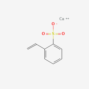 CALCIUMPOLYSTYRENESULPHONATE structure, CAS 37286-92-3