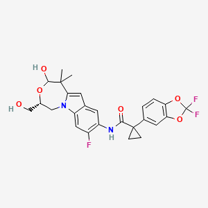 Tezacaftor metabolite structure, CAS 1432656-97-7