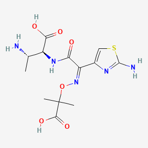 Aztreonam Impurity B structure, CAS 102586-36-7