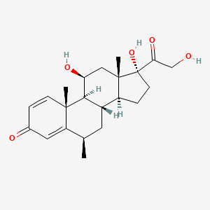 6β-Methylprednisolone structure, CAS 18462-27-6