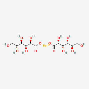 Ferrousgluconate structure, CAS 18829-42-0