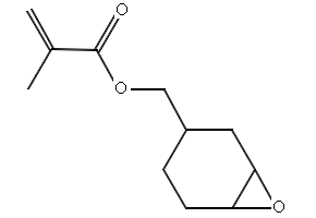 3,4-Epoxycyclohexylmethyl methacrylate structure, CAS 82428-30-6