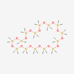 Octacosamethylcyclotetradecasiloxane structure, CAS 149050-40-8