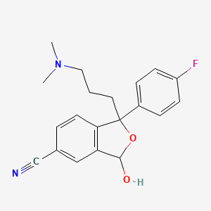 3-Hydroxy Citalopram structure, CAS 411221-53-9
