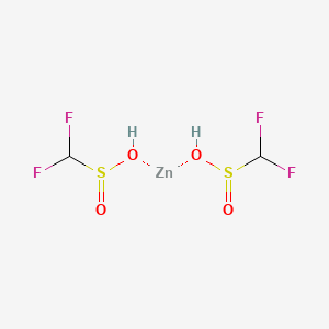 Zinc difluoroMethanesulfinate structure, CAS 1355729-38-2