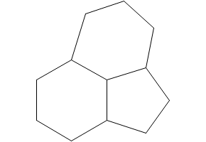 perhydroacenaphthene structure, CAS 2146-36-3