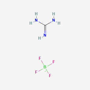 Guanidine, mono[tetrafluoroborate(1-)] structure, CAS 36595-00-3
