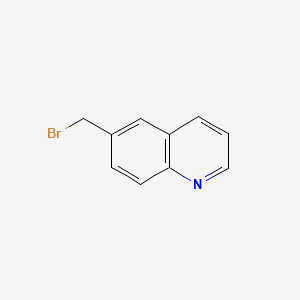 Quinoline, 6-(bromomethyl)- (6CI,9CI) structure, CAS 101279-39-4
