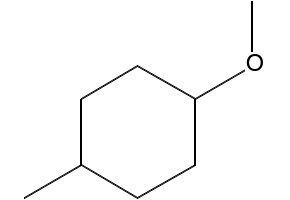 1-Methoxy-4-Methylcyclohexane (cis- and trans- Mixture) structure, CAS 90200-72-9