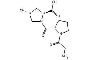 H-GLY-PRO-HYP-OH structure, CAS 2239-67-0