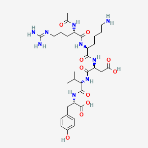 Acetyl Pentapeptide-1 structure, CAS 97530-32-0
