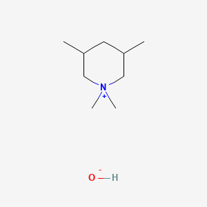 Piperidinium, 1,1,3,5-tetramethyl-, hydroxide structure, CAS 244049-03-4