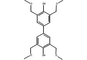 3,3',5,5'-Tetrakis(MethoxyMethyl)-[1,1'-biphenyl]-4,4'-diol structure, CAS 455943-61-0