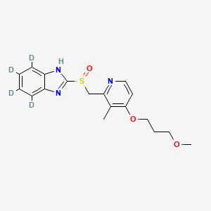 Rabeprazole-d4 structure, CAS 934295-48-4