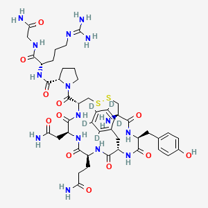 Arginine Vasopressin-d5 structure, CAS 1356383-11-3
