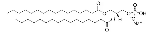1,2-DIPALMITOYL-SN-GLYCERO-3-PHOSPHATE structure, CAS 169051-60-9