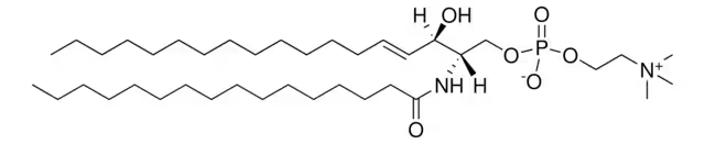 N-PALMITOYL-D-SPHINGOMYELIN structure, CAS 6254-89-3