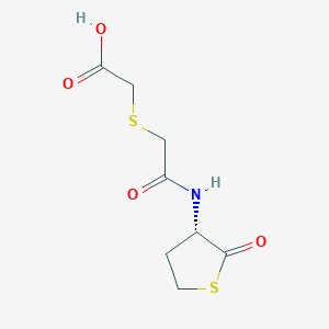 Erdosteine Bis-N-(2-Oxo-3-tetrahydrothienyl) Impurity structure, CAS 159701-33-4