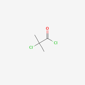 2-CHLOROISOBUTYRYL CHLORIDE structure, CAS 13222-26-9