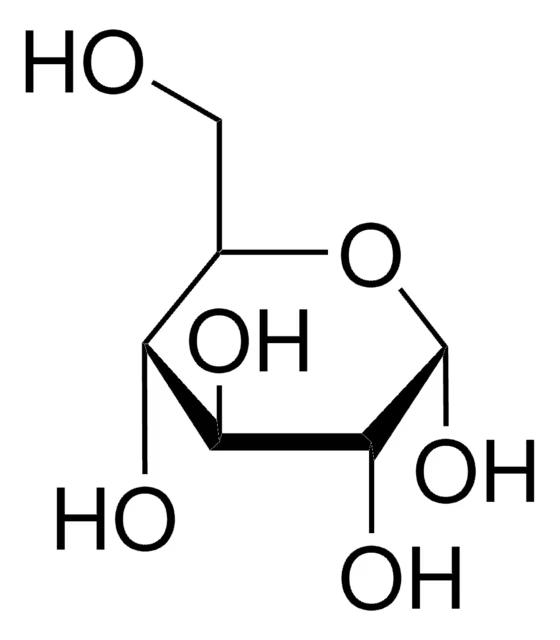 GLUCOSE structure, CAS 58367-01-4