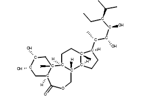 (22R,23R)-2A,3A,22,23-TETRAHYDROXY-24-ETHYL-BETA-HOMO-7-OXA-5A-CHOLESTAN-6-ONE structure, CAS 82373-95-3