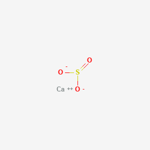 Calcium sulfite structure, CAS 10257-55-3