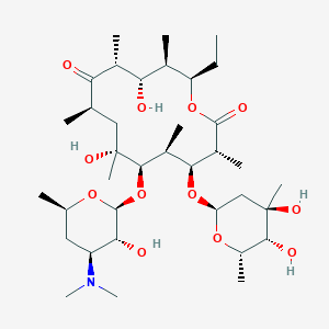 3'-Demethyl-12-deoxyerythromycin structure, CAS 33442-56-7