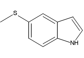5-METHYLSULFANYL-1H-INDOLE structure, CAS 77248-65-8