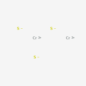 CHROMIUM SULFIDE structure, CAS 12018-22-3
