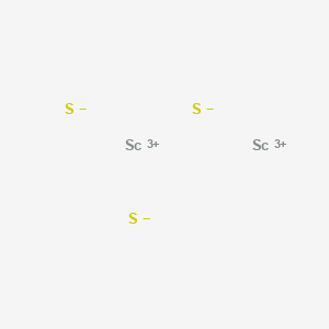 SCANDIUM SULFIDE structure, CAS 12166-29-9