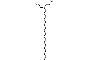 STEARYLDIETHANOLAMINE structure, CAS 10213-78-2