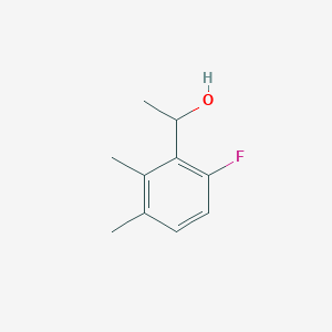 Benzenemethanol, 6-fluoro-α,2,3-trimethyl- structure, CAS 2166027-04-7