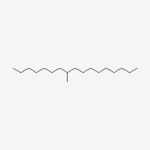 8-Methylheptadecane structure, CAS 13287-23-5