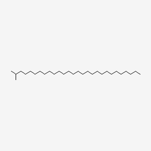 27-Methyloctacosane structure, CAS 1560-98-1