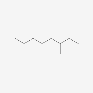 2,4,6-Trimethyloctane structure, CAS 62016-37-9