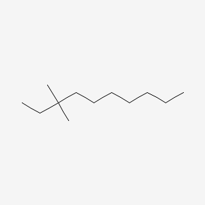 3,3-Dimethyldecane structure, CAS 17302-38-4