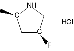 (2R,4S)-4-FLUORO-2-METHYLPYRROLIDINE HCL structure, CAS 1951424-96-6