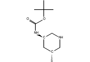 (3R,5R)-3-(Boc-amino)-5-methylpiperidine structure, CAS 1227919-32-5